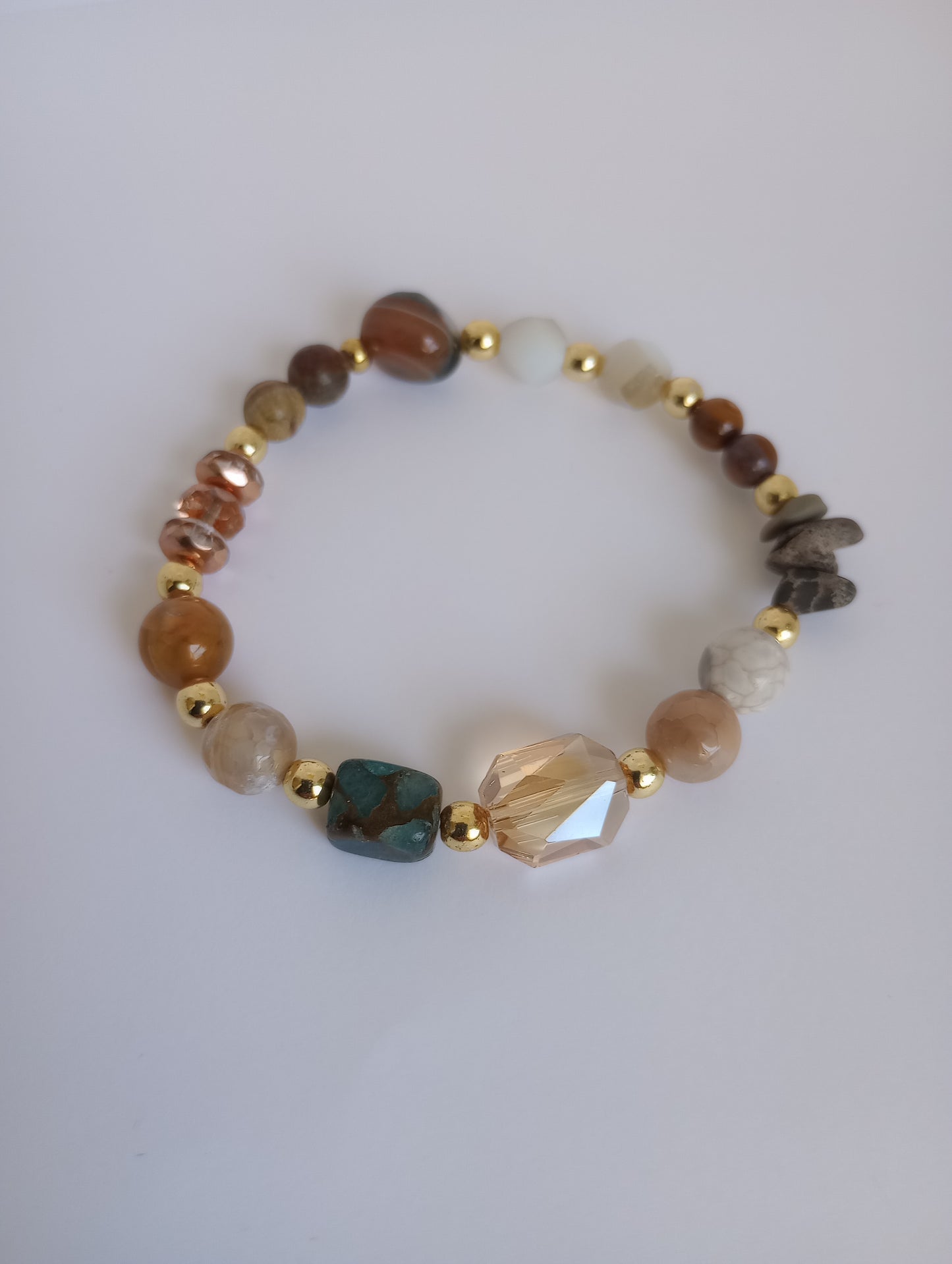 Semi preciosas multi brazalet