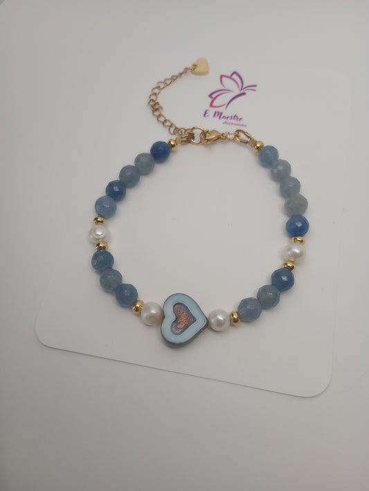 Heart Blue brasalet